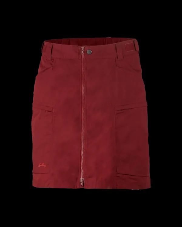 Tiven II Ws Skirt Dark Red